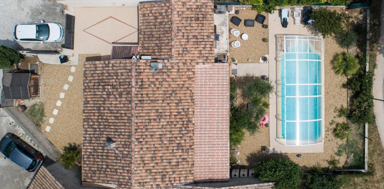 Philippe & Marie, A Louer Petite Chambre Chez L'Habitant Avec Terrasse Dans Villa, Au Pied Du Luberon Кюкюрон Екстериор снимка